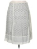Grace Elements 100% Cotton Polka Dots White Casual Skirt Size 8 - photo 1