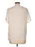 CALVIN KLEIN JEANS 100% Polyester Ivory Short Sleeve Top Size L - photo 2