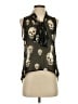 Mono b 100% Polyester Black Sleeveless Blouse Size S - photo 1