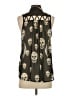 Mono b 100% Polyester Black Sleeveless Blouse Size S - photo 2