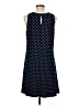 Anne Klein Polka Dots Blue Casual Dress Size 8 - photo 2