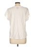 Bobeau White Short Sleeve Blouse Size L - photo 2