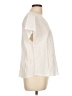 Bobeau White Short Sleeve Blouse Size L - photo 4