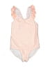 Btween Houndstooth Pink One Piece Swimsuit Size 5 - photo 1