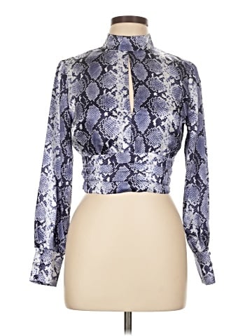 Topshop Long Sleeve Blouse (view 1)