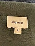 Ella Moss Solid Green Casual Dress Size L - photo 7