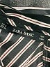 Zara Basic Stripes Black Long Sleeve Blouse Size S - photo 7