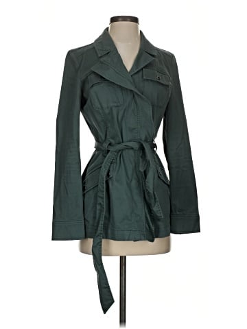 White House Black Market Trenchcoat (view 1)