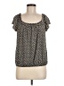 Max Studio Black Short Sleeve Top Size M - photo 1