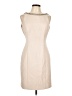 Minuet 100% Polyester Solid Tan Cocktail Dress Size L - photo 1