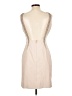 Minuet 100% Polyester Solid Tan Cocktail Dress Size L - photo 2
