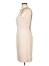 Minuet 100% Polyester Solid Tan Cocktail Dress Size L - photo 5