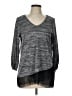 Apt. 9 Gray 3/4 Sleeve Top Size L - photo 1