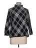 Anne Klein Plaid Black Cardigan Size L - photo 1