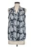 Jones New York Blue Sleeveless Blouse Size M - photo 1