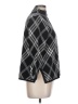 Anne Klein Plaid Black Cardigan Size L - photo 4