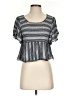 Free People Gray Short Sleeve Top Size XS - photo 1
