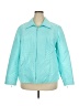 Talbots 100% Polyester Solid Teal Jacket Size 18 - photo 1