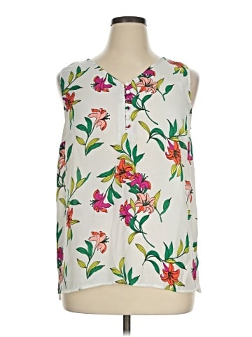 Worthington Sleeveless Blouse (view 1)