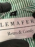 Assorted Brands Stripes Green 3/4 Sleeve Blouse Size M - photo 7