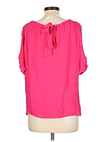 Joie Short Sleeve Silk Top (view 2)