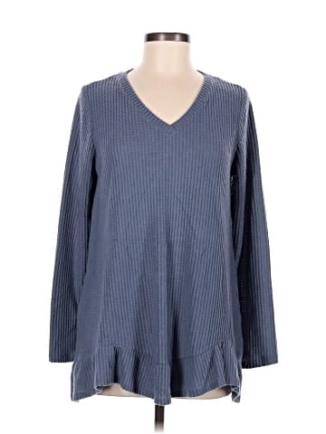 LOGO by Lori Goldstein Pullover Sweater (view 1)