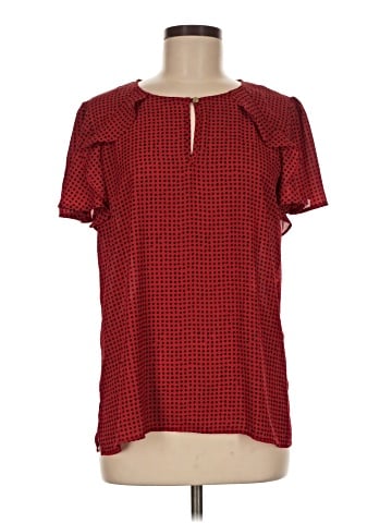Liz Claiborne Short Sleeve Blouse (view 1)