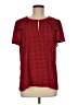 Liz Claiborne Red Short Sleeve Blouse Size M - photo 1