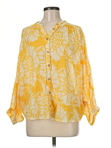 Pilcro 3/4 Sleeve Blouse (view 1)