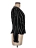 H&M 100% Viscose Black Long Sleeve Blouse Size 6 - photo 4