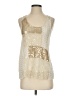 Tiny 100% Rayon Ivory Sleeveless Blouse Size XS - photo 1