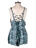 Millau 100% Rayon Animal Print Teal Romper Size S - photo 2