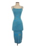 SNDYS. 100% Viscose Blue Cocktail Dress Size S - photo 1