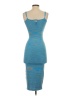 SNDYS. 100% Viscose Blue Cocktail Dress Size S - photo 2