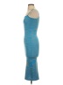 SNDYS. 100% Viscose Blue Cocktail Dress Size S - photo 5