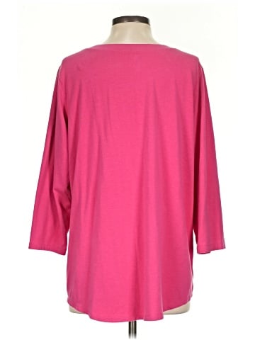Susan Graver 3/4 Sleeve T-Shirt (view 2)