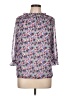 Talbots 100% Polyester Purple 3/4 Sleeve Blouse Size L - photo 1