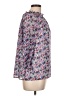 Talbots 100% Polyester Purple 3/4 Sleeve Blouse Size L - photo 4