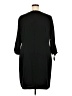 CeCe 100% Polyester Solid Black Casual Dress Size 20 - photo 2