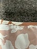 Unbranded Floral Tan Ivory Short Sleeve Blouse Size M - photo 7