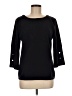 Talbots Black 3/4 Sleeve Top Size M - photo 1