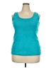Woman Within Teal Active Tank Size 18 (L) - photo 1