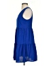 Unbranded Solid Blue Casual Dress Size S - photo 5
