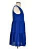 Unbranded Solid Blue Casual Dress Size S - photo 4