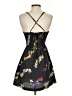 American Eagle Outfitters 100% Polyester Floral Black Cocktail Dress Size 0 - photo 2