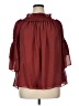 Max Studio 100% Polyester Burgundy 3/4 Sleeve Blouse Size XL - photo 1