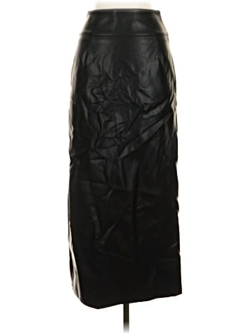 By Anthropologie Faux Leather Skirt (view 2)