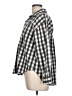 Downeast 100% Cotton Checkered-gingham Gray Long Sleeve Button-Down Shirt Size L - photo 5