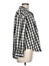 Downeast 100% Cotton Checkered-gingham Gray Long Sleeve Button-Down Shirt Size L - photo 4