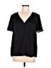 Paige 100% Polyester Black Short Sleeve T-Shirt Size M - photo 1